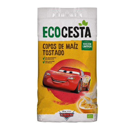 Disney Edition Organic Toasted Corn Flakes Ecocesta 400 g