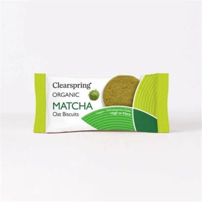 Biscotti d'avena con Matcha Bio Clearspring 40 g