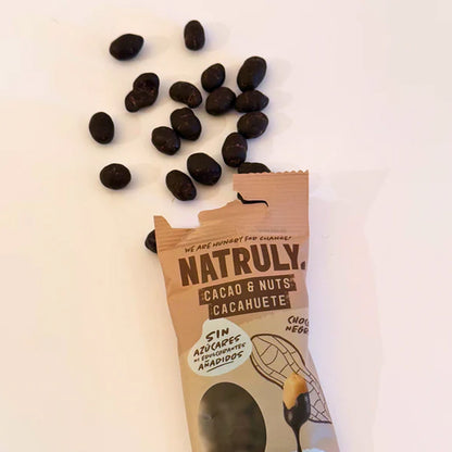 Kakao & Nüsse Dunkle Schokolade, Natruly, 50 g