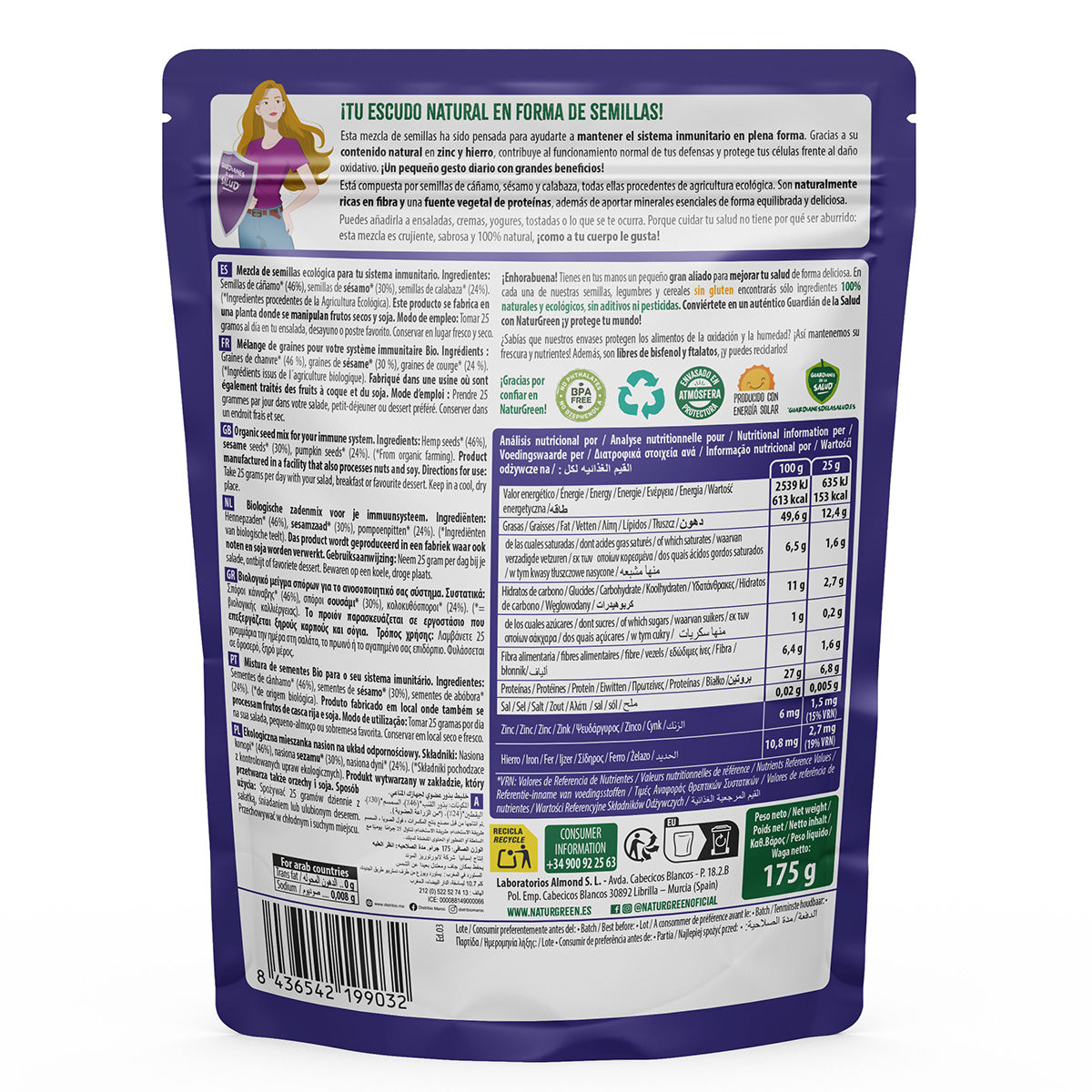 SmartMix-Samenmischung für das Immunsystem Bio NaturGreen 175 g