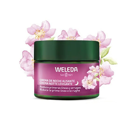 Krem na noc wygładzający z dziką różą i białą herbatą, Weleda, 40 ml