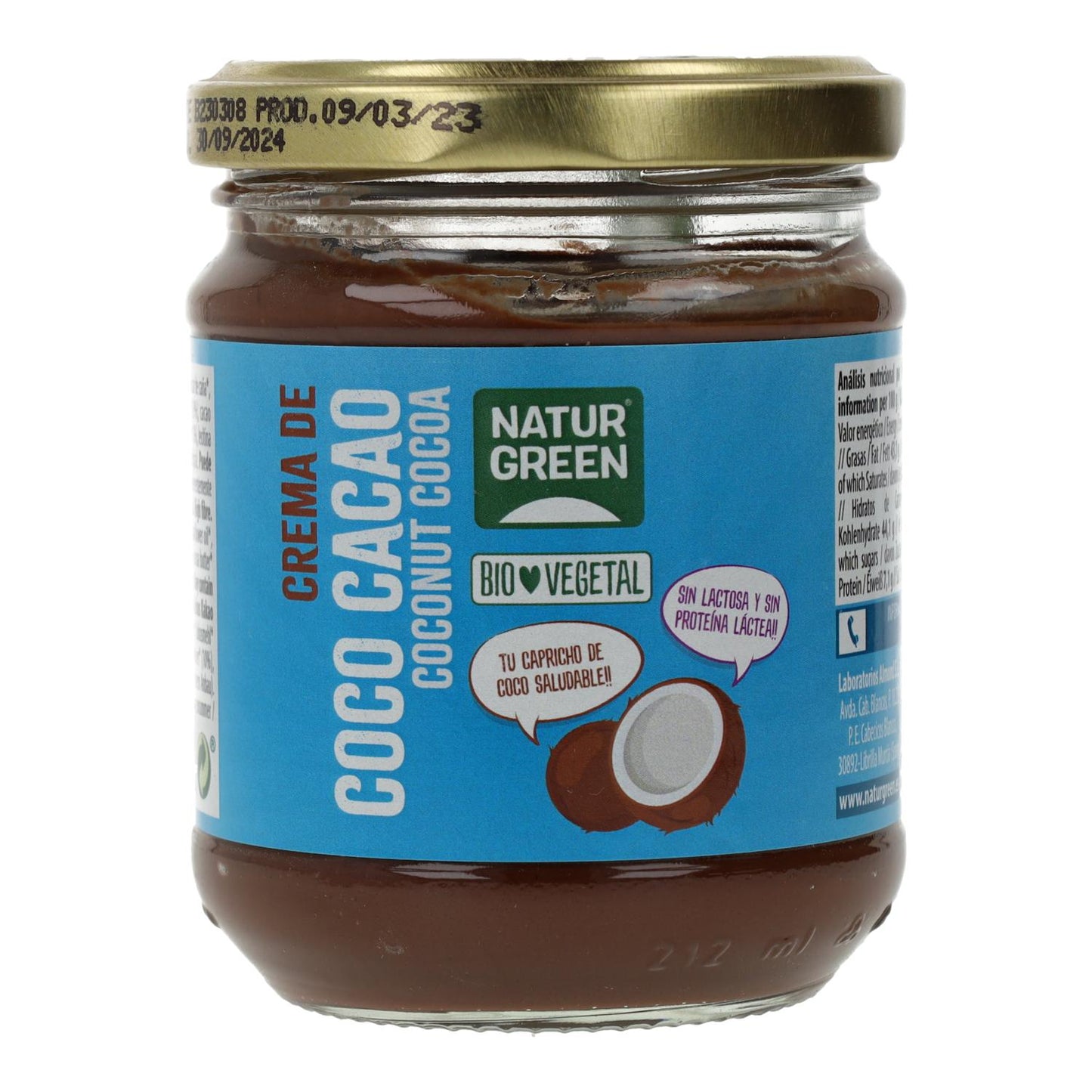 Kokos-Kakao-Brotaufstrich Naturgreen 200 g