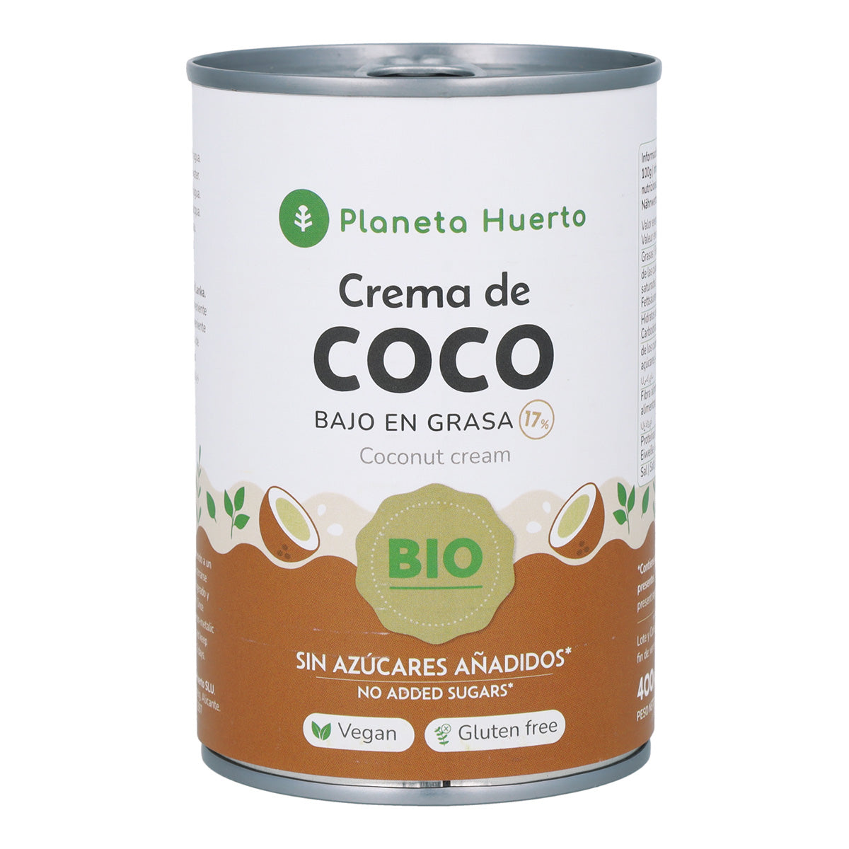 Coconut cream ECO Planeta Huerto 400 ml
