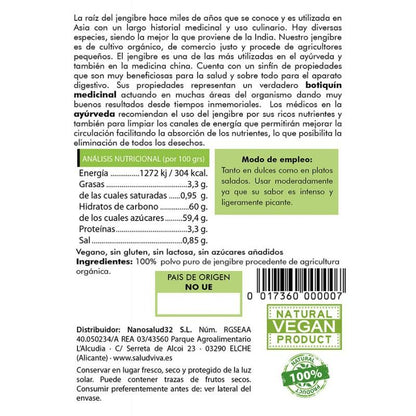 Imbir w proszku Salud Viva 50 g