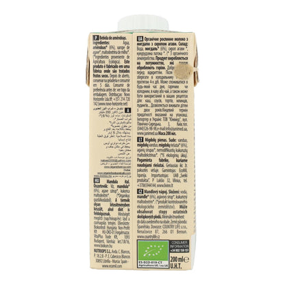 Napój roślinny z migdałów słodzony agawą BIO EcoMil 1 l