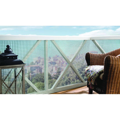 Cuadranet mesh 1x5m 5x5 mm Nortene White