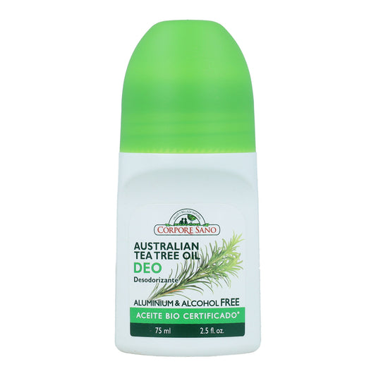 Roll-on-deodorant med tea tree Corpore Sano 75 ml