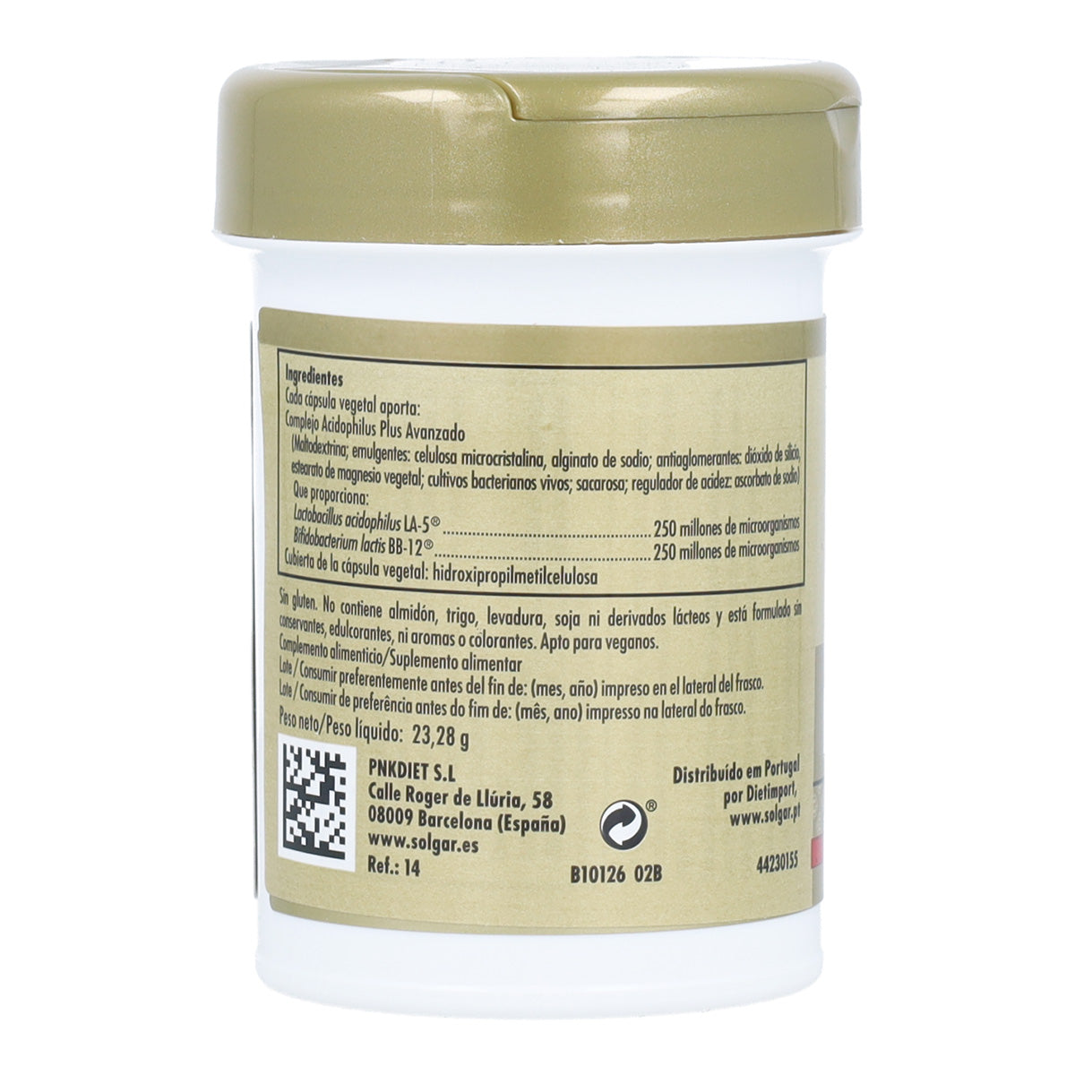 Advanced Acidophilus, avancerat veganskt probiotikum, 50 vegetabiliska kapslar