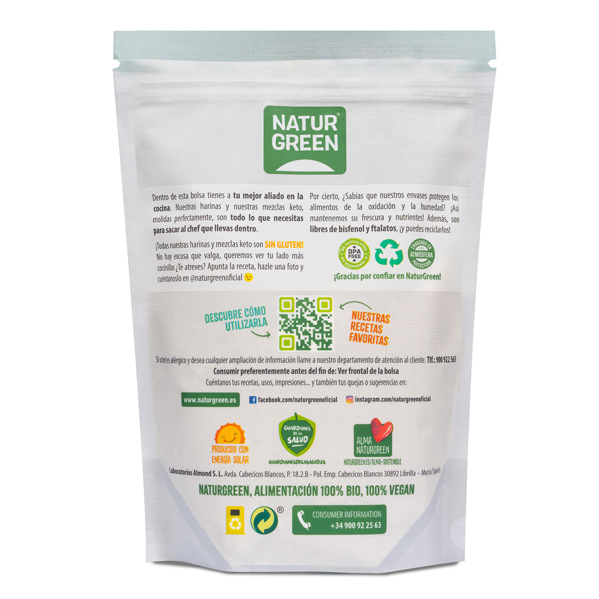 Mąka ryżowa bezglutenowa NaturGreen 500 g