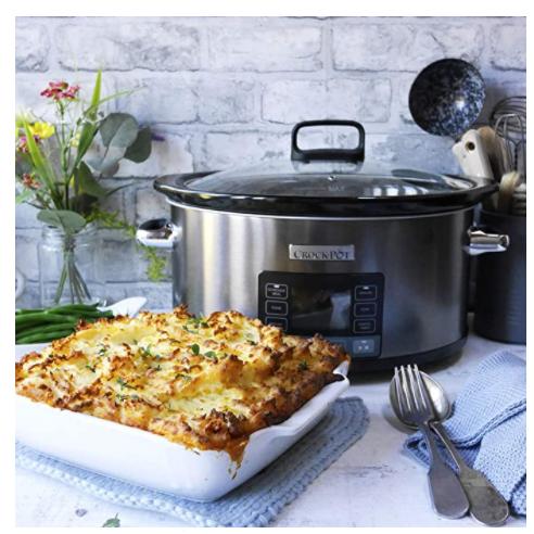 Crockpot Digitaler Slow Cooker Timeselect 5,6 l CSC066X (generalüberholt)