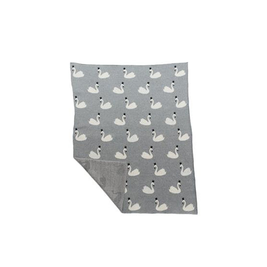 Swan Niu Organic Cotton Blanket 80x100cm