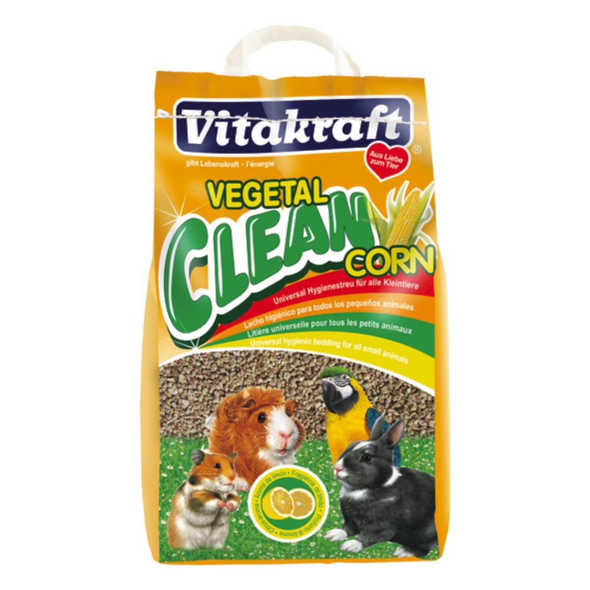 Vitakraft Vegetal Clean Corn 8 L Lecho roedores
