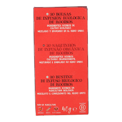 Infuso Rooibos Bio Cupper 20 bustine