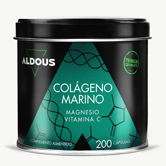Collagene idrolizzato puro con magnesio e vitamina C Aldous 200 capsule