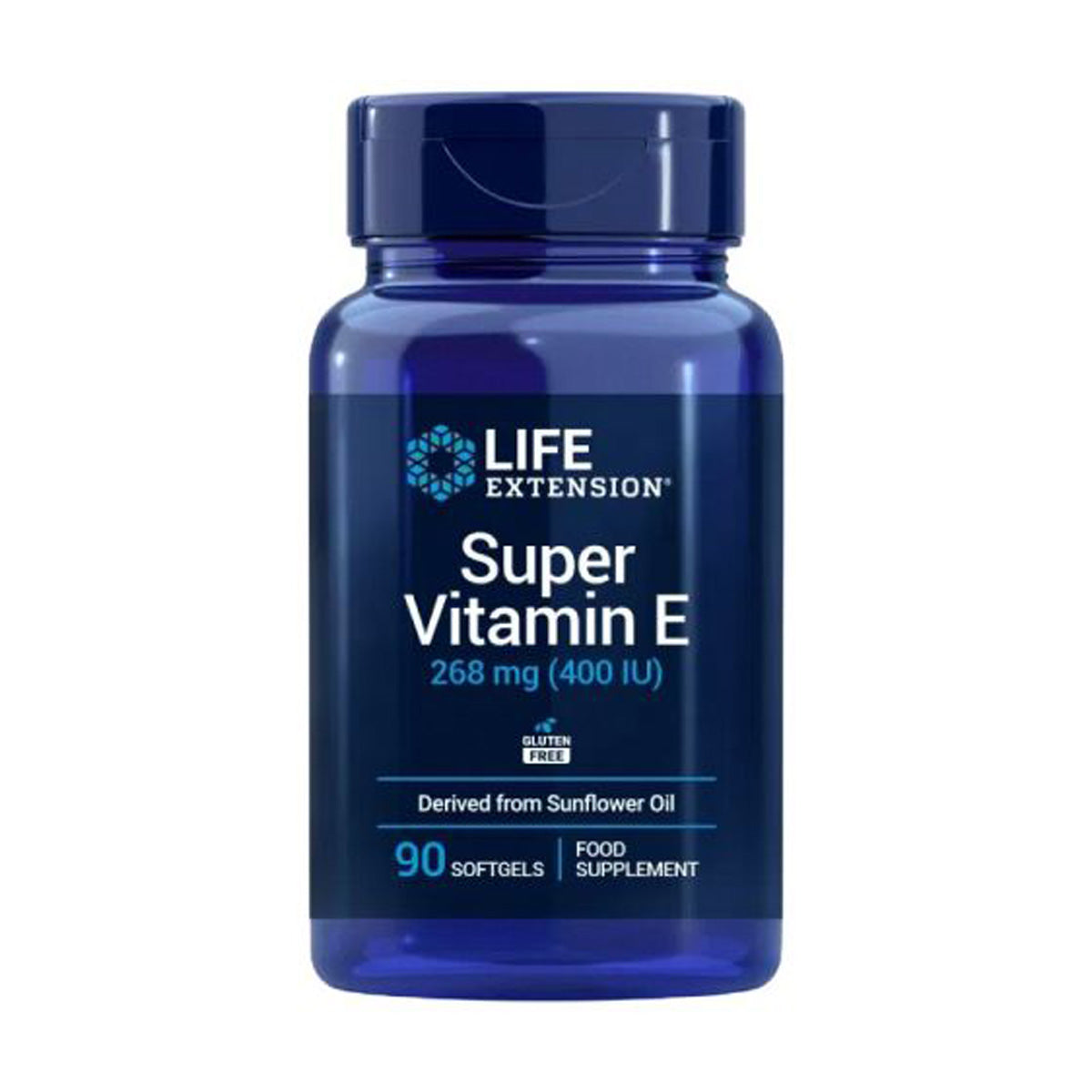 Super Vitamine E 268 mg 400 UI, Life Extension 90 gélules