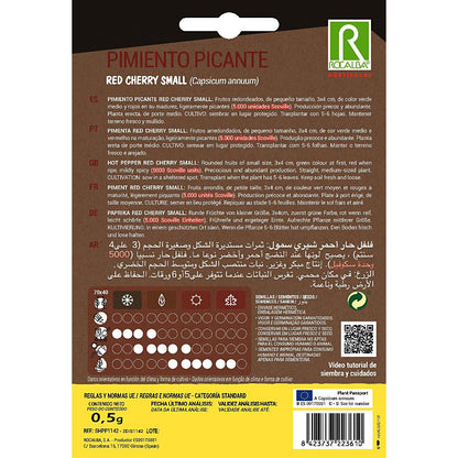 Red Cherry Small Hot Pepper Seeds Rocalba