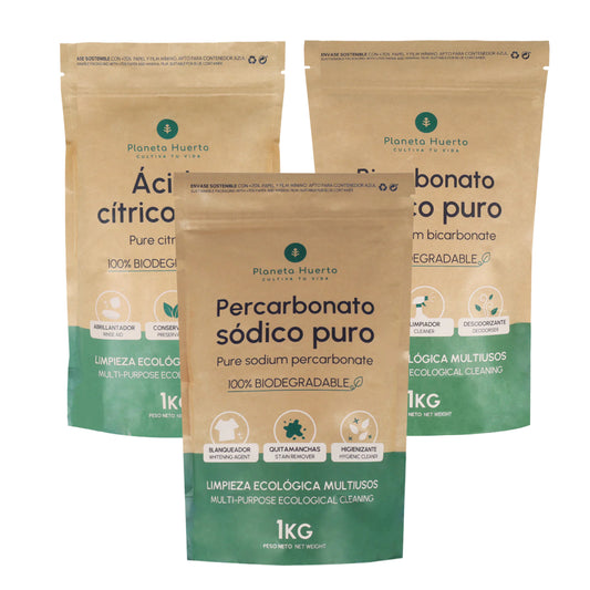 Confezione per la pulizia della casa (formato 1 Kg) Rifiuti Zero Planeta Huerto