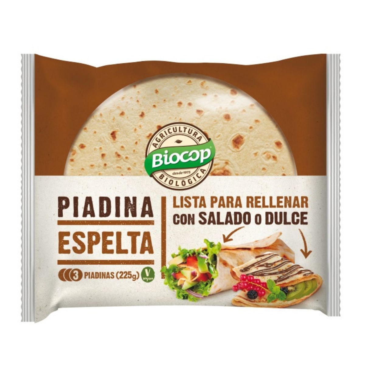 Biocop Organic Spelt Piadina 225 g