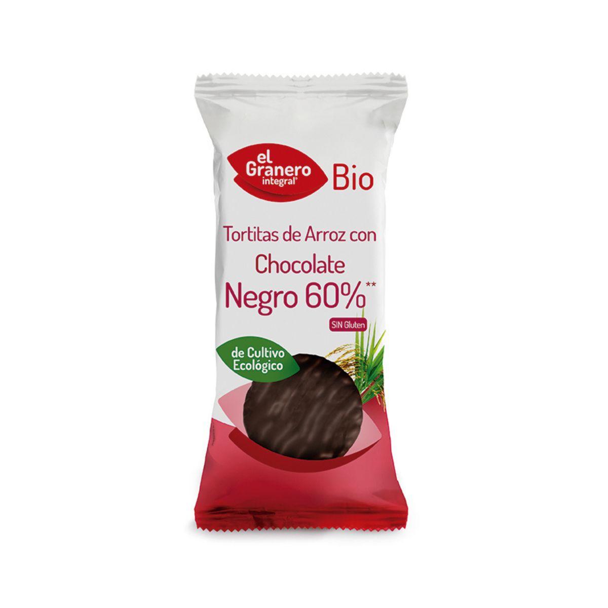 El Granero 60% Dark Chocolate Rice Cakes, 100 g
