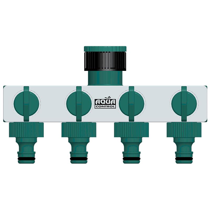 Derivazione 4 uscite indipendenti PVC Aqua Control