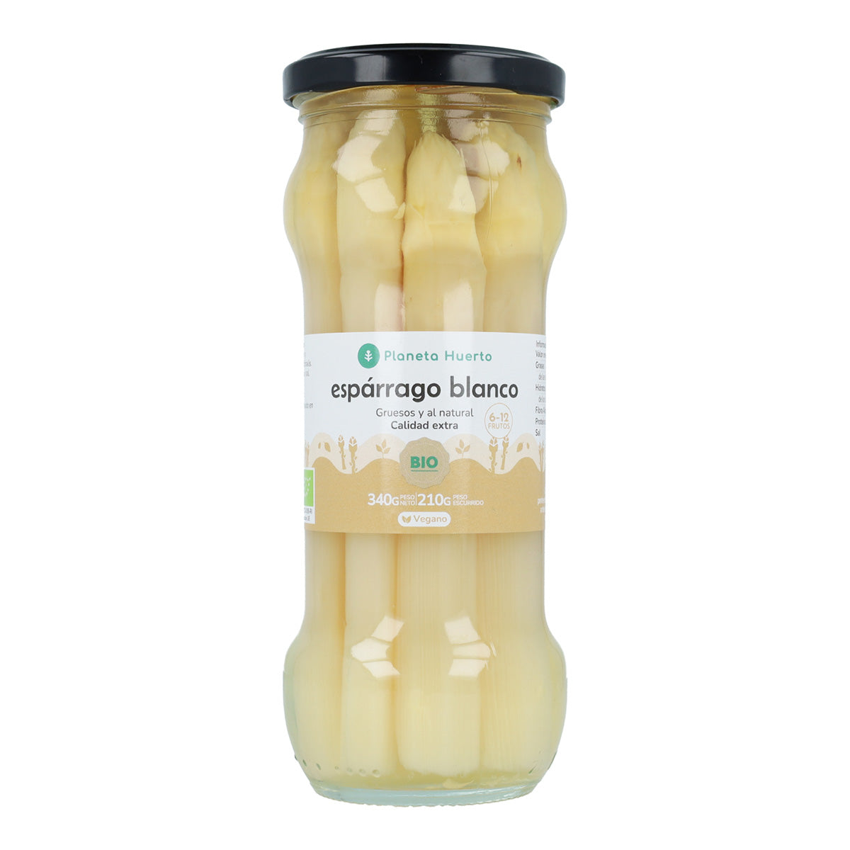 Espárrago blanco grueso ECO Planeta Huerto 340 g