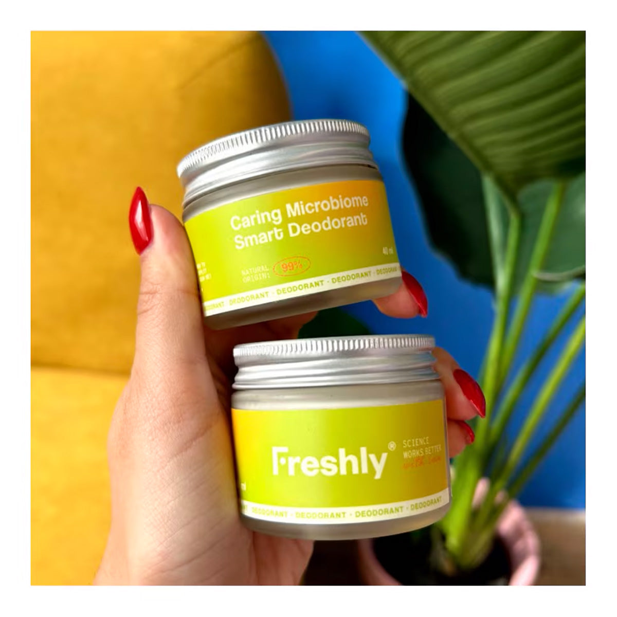 Confezione da 2 deodoranti Caring Smart Freshly 40 ml