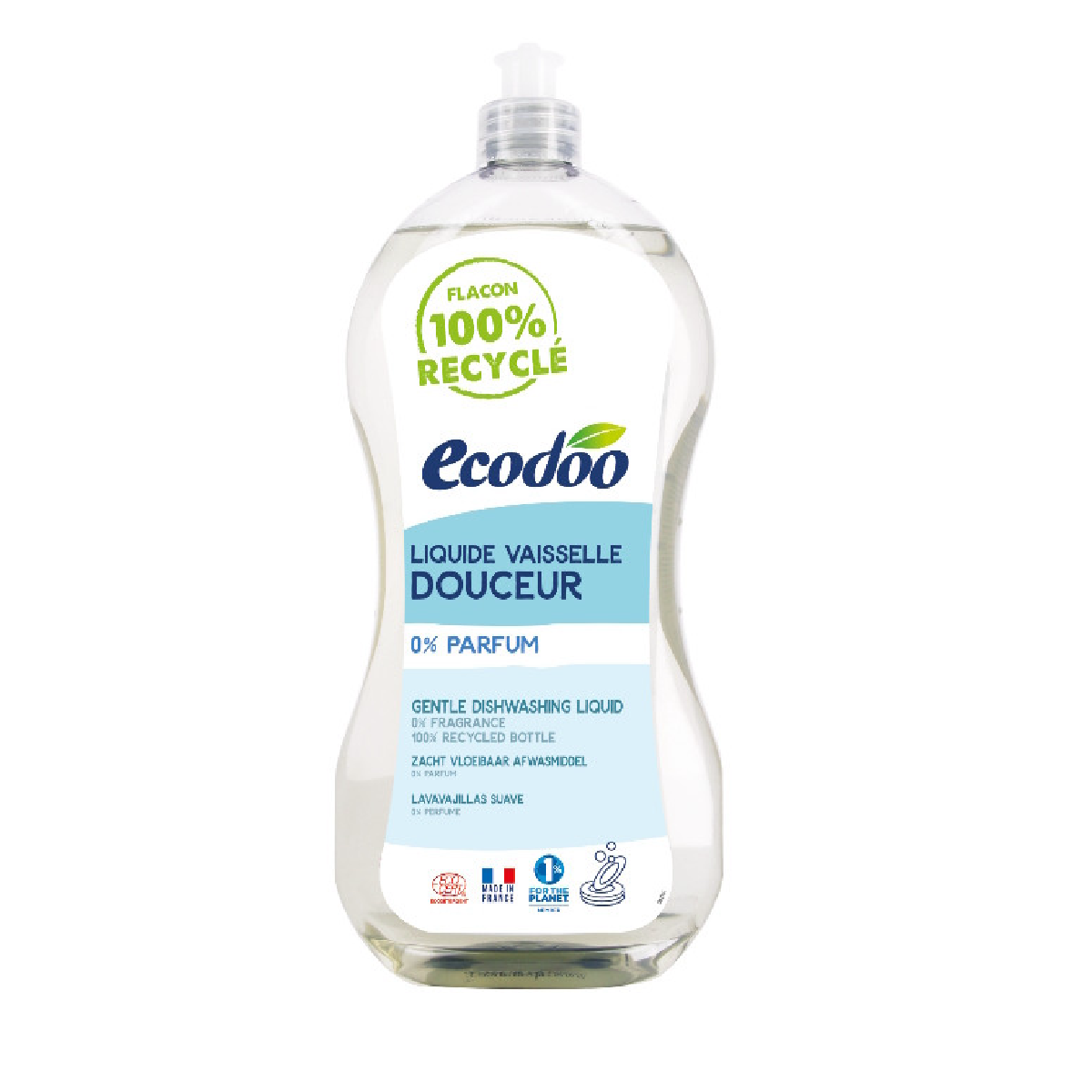 Hypoallergenic dishwashing liquid 0% Ecodoo 1 L