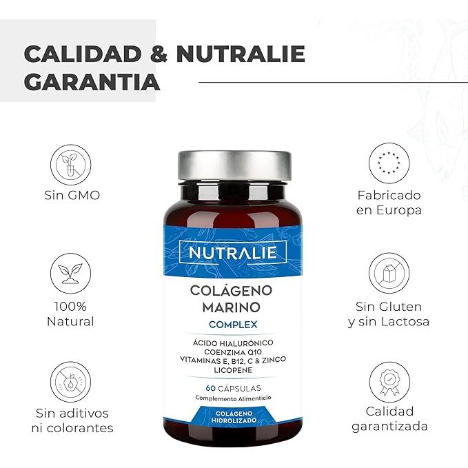 Nutralie Marine Collagen Complex Hyaluronic Acid Skin 60 Capsules