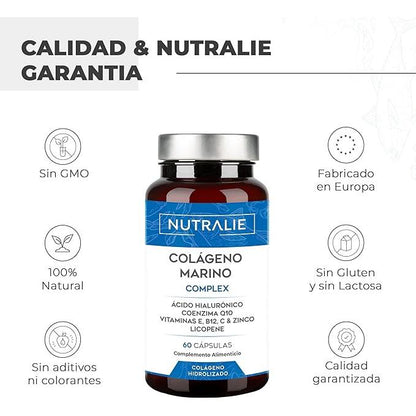 Nutralie Marine Collagen Complex Hyaluronic Acid Skin 60 Capsules