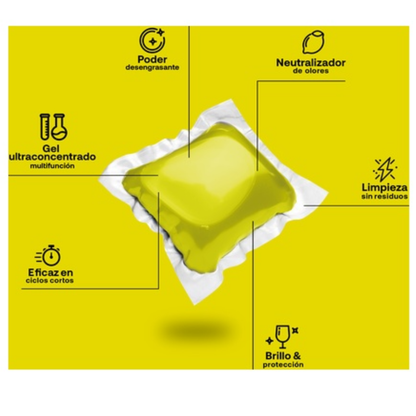 2-pack diskmedel i gel FLOPP ECOPACK 110 kapslar