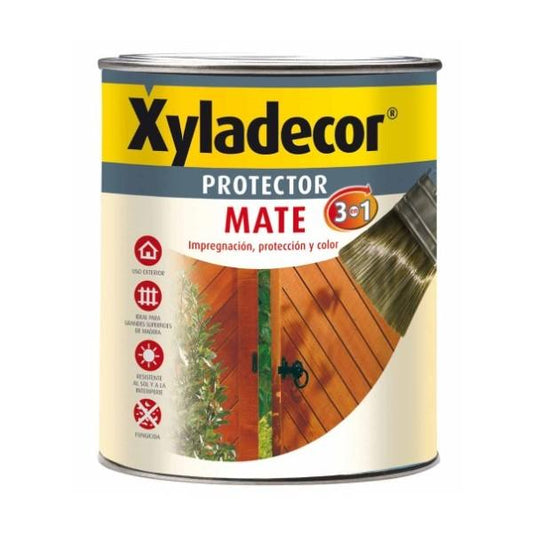 Extra matt 3-i-1-skyddsmedel INCOLORO Xyladecor 2,5 l