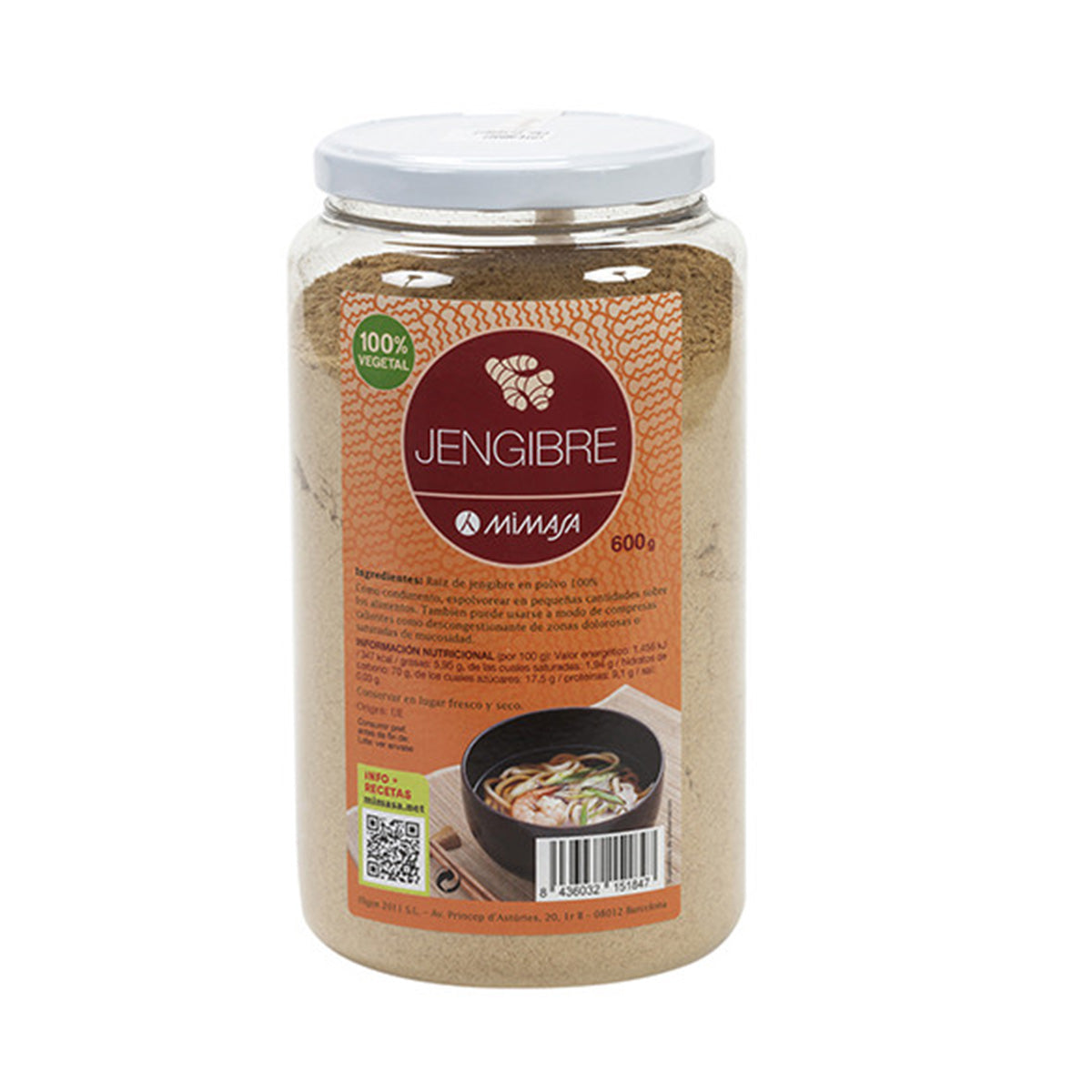 MIMASA Ginger Root Powder 600 g