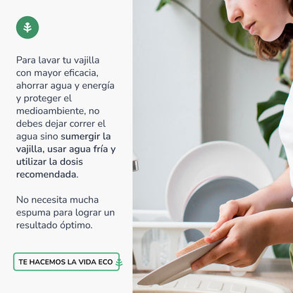 Förpackning 3xDiskmaskinshandbok Grönt te ECO Planet Orchard 750ml