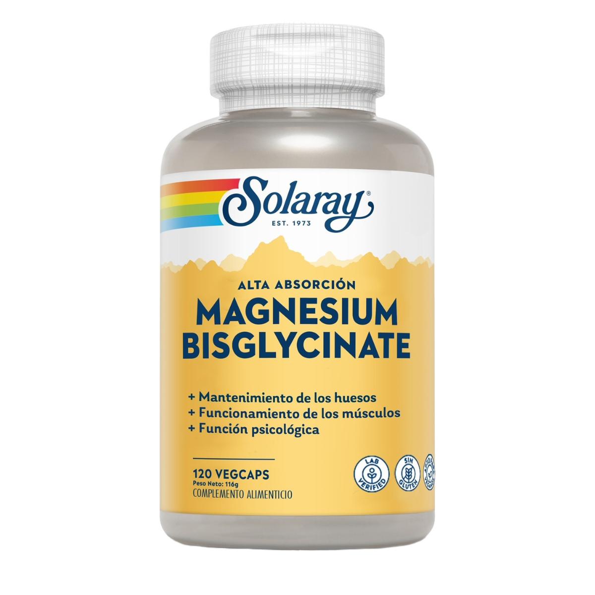 Bisglycinaat Magnesium 120 plantaardige capsules