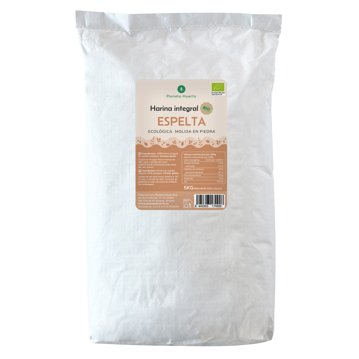Volkoren Speltmeel Eco Planet Garden 5 kg