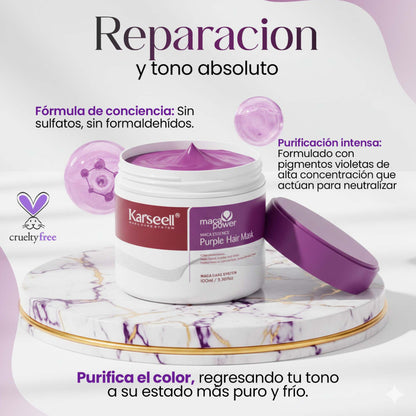 Mascarilla Capilar Violeta Karseell 100 ml