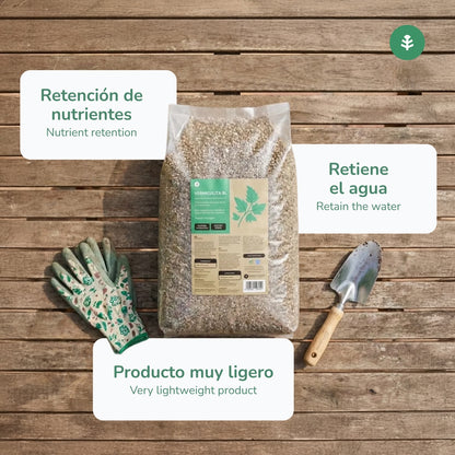 Confezione 3xPlanet Vermiculite da orto 8 litri