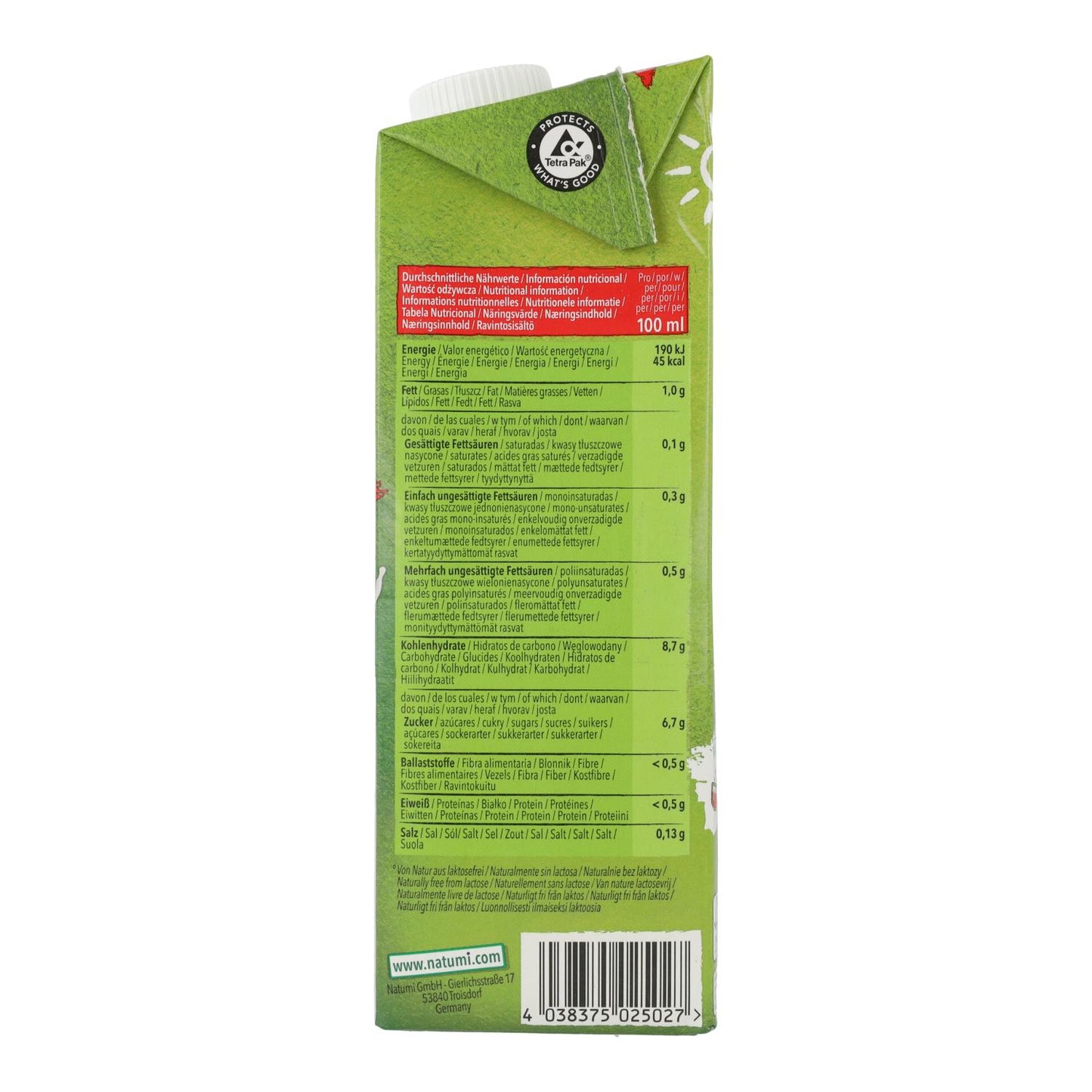 6-Liter-Packung Natumi Bio-Dinkeltrink