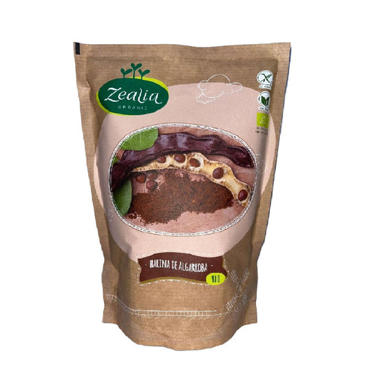 Glutenvrije biologische johannesbroodmeel Zealia 500 g