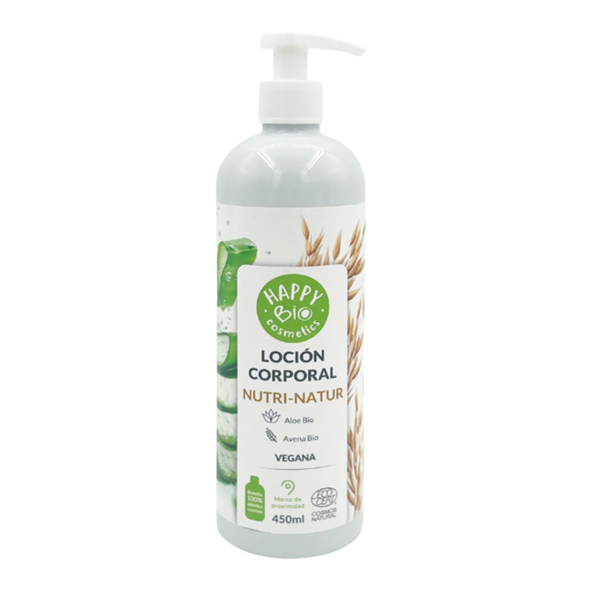 Balsam do ciała nutri-natur z aloesem i owiesem BIO HappyBio 450 ml