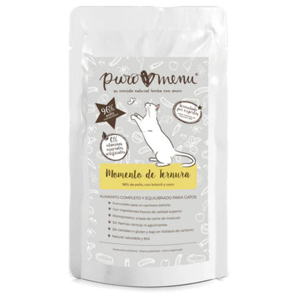 Comida húmeda Barf gatos Momento de ternura (Pollo) BIO Puromenu 100 g