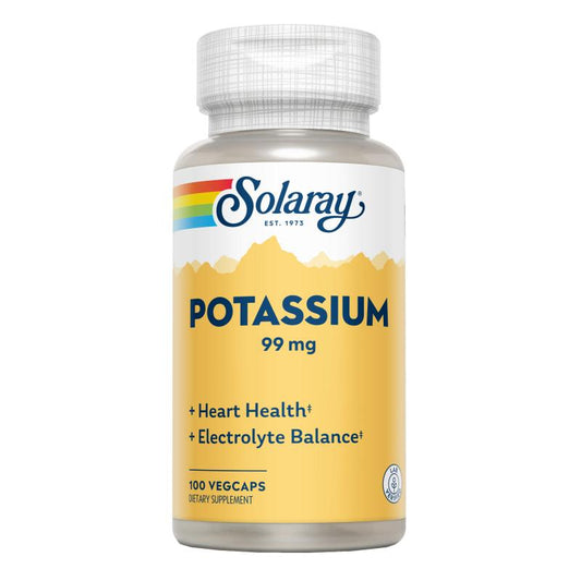 Potassium Citrate Solaray 60 VegCaps. Suitable for vegans