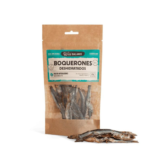Natuurlijke snack gedroogde ansjovis Wild Balance 40 g