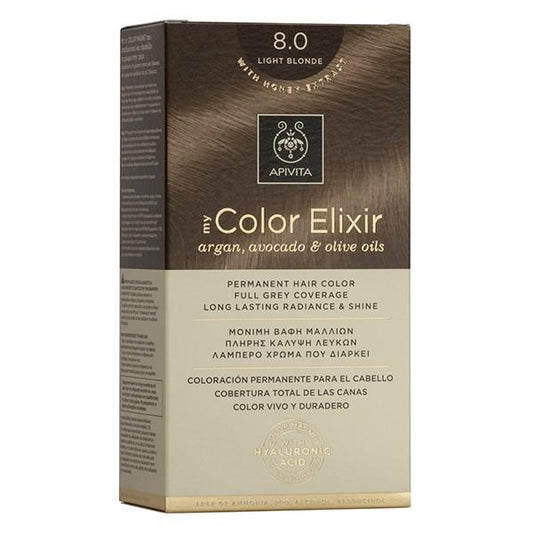 Haarfarbe My Color Elixir N8.0 Blond Apivita