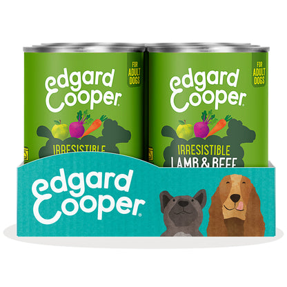 Edgard & Cooper Lamb and Beef Wet Dog Food 400 g