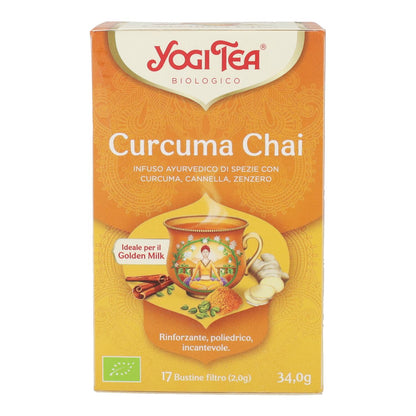 Yogi Tea BIO Chai curcuma, 17 bustine