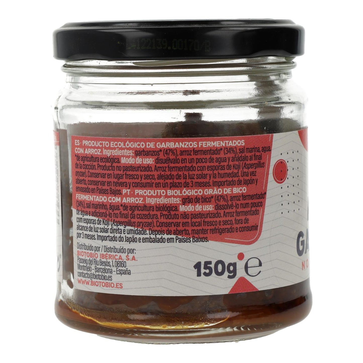 Miso di ceci biologico non pastorizzato La Finestra Sul Cielo 150 g