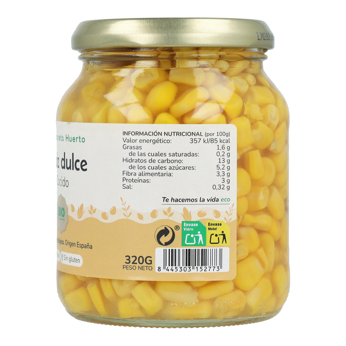 Maïs doux ECO Planeta Huerto 340 g