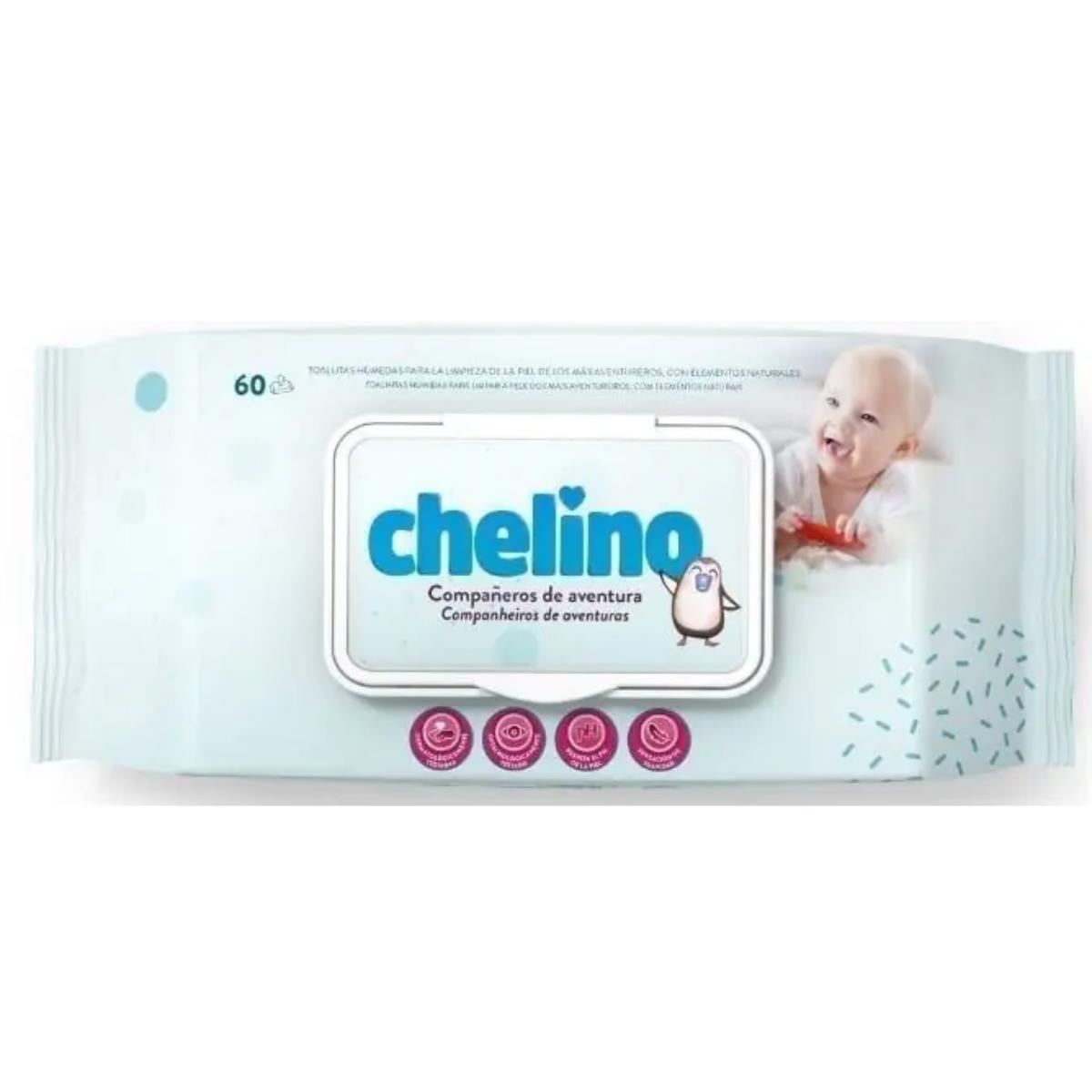 Chelino Dermo Sensitive Baby Wipes 60 units