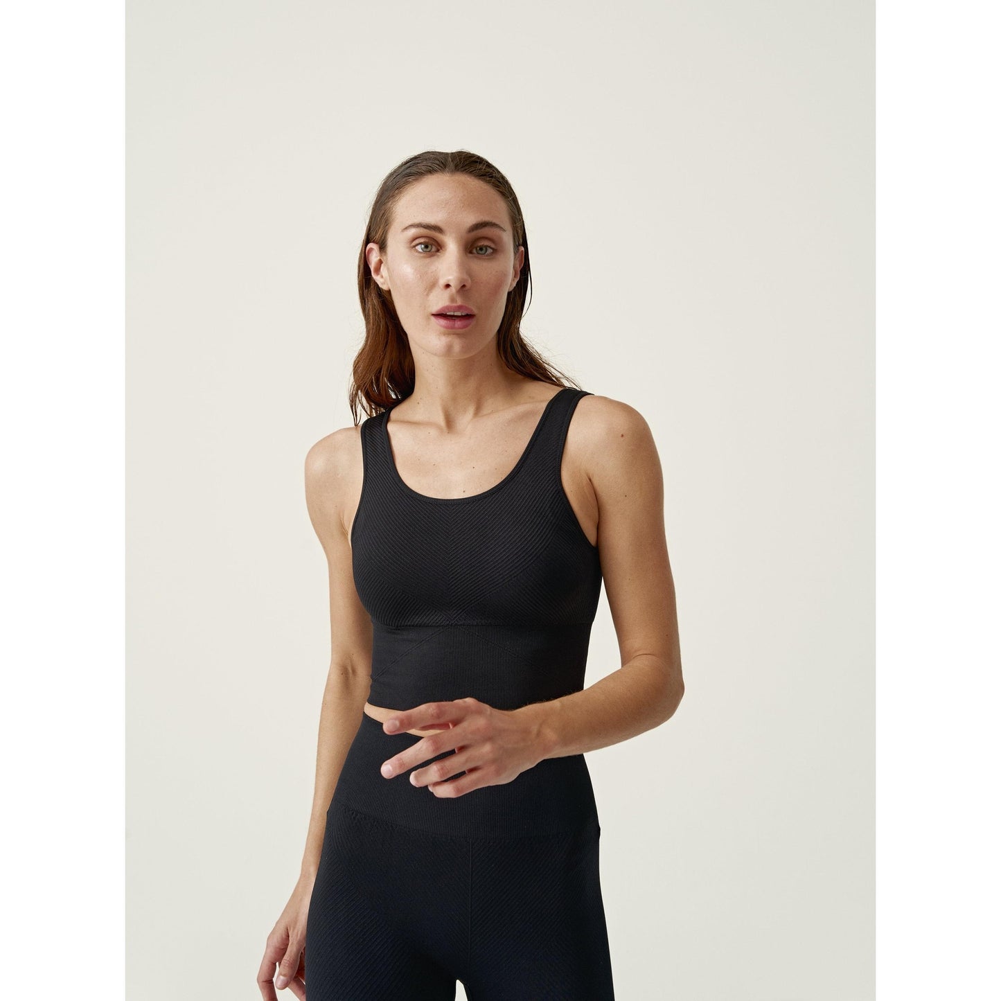 Chiara Black Born Living Yoga Top Size XS